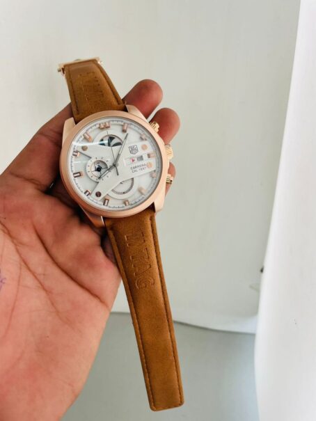 Tagheuer Tan Leather Strap Watch