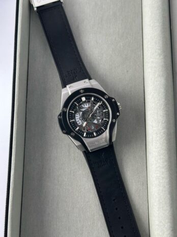 Hublot Swiss Black Rubber Strap Watch