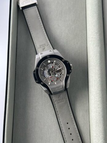 Hublot Swiss Grey Rubber Strap Watch