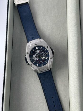 Hublot Swiss Blue Rubber Strap Watch