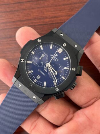 Hublot Swiss Tan Rubber Strap Watch