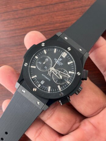 Hublot Swiss Black Rubber Strap Watch