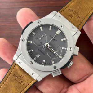 Hublot Swiss Tan Rubber Strap Watch