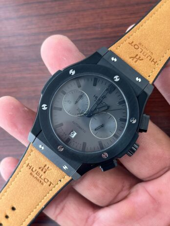 Hublot Swiss Tan Rubber Strap Watch