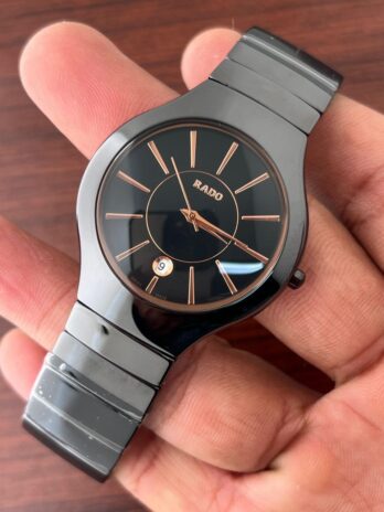 Rado Swiss Full Black Ceramic Watch