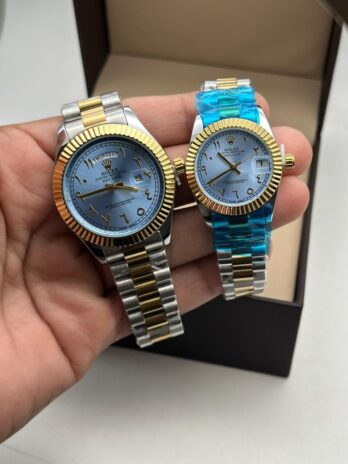 Rolex Day-Date Dual Tone Couple Watch
