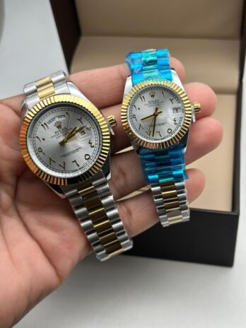 Rolex Day-Date Dual Tone Couple Watch