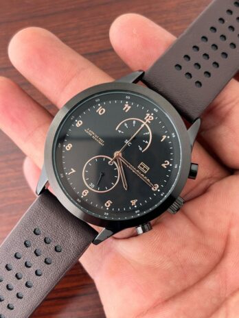 Tommy Hilfiger Brown Leather Strap Watch