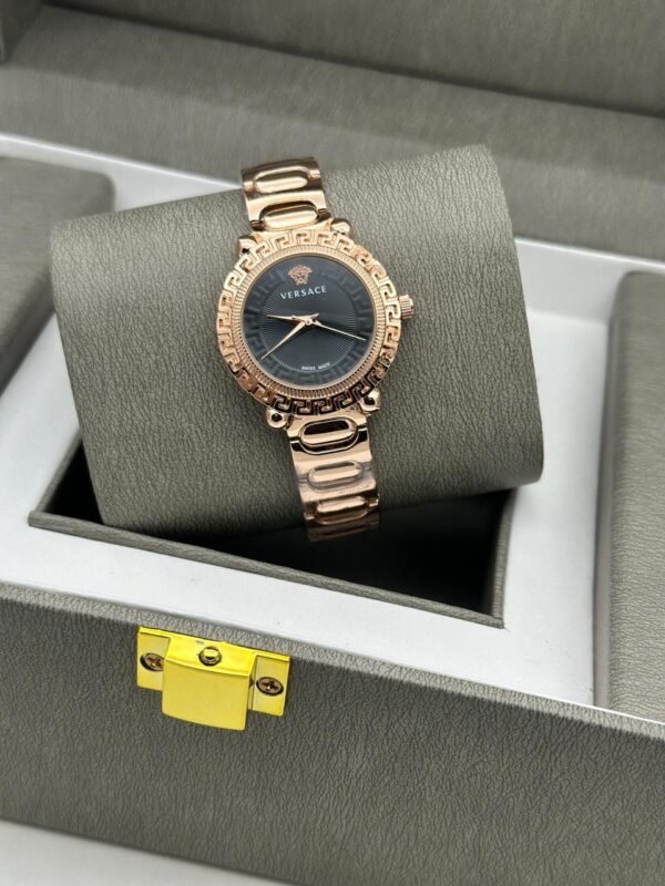 Versace Rose Gold Fancy Watch For Her