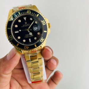 Rolex Swiss Submariner Golden Automatic Watch 10